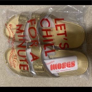 Freedom Moses Goldie Sandals New in Packaging! Size 8-9